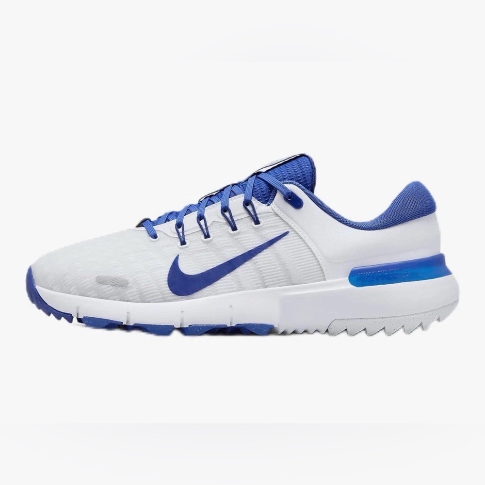 Nike Free Golf NN Men’s Golf Shoes-White/Blue-Various Sizes NIB⛳️ - Picture 2 of 8